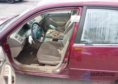 2002 Honda Civic Lx z USA, uszkodzony, nr VIN 2HGES16542H515589